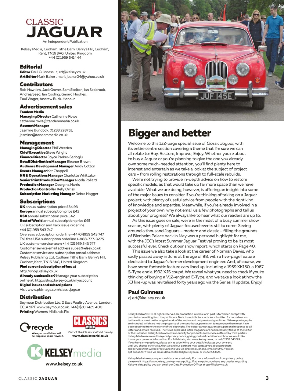 Classic Jaguar Preview Pages