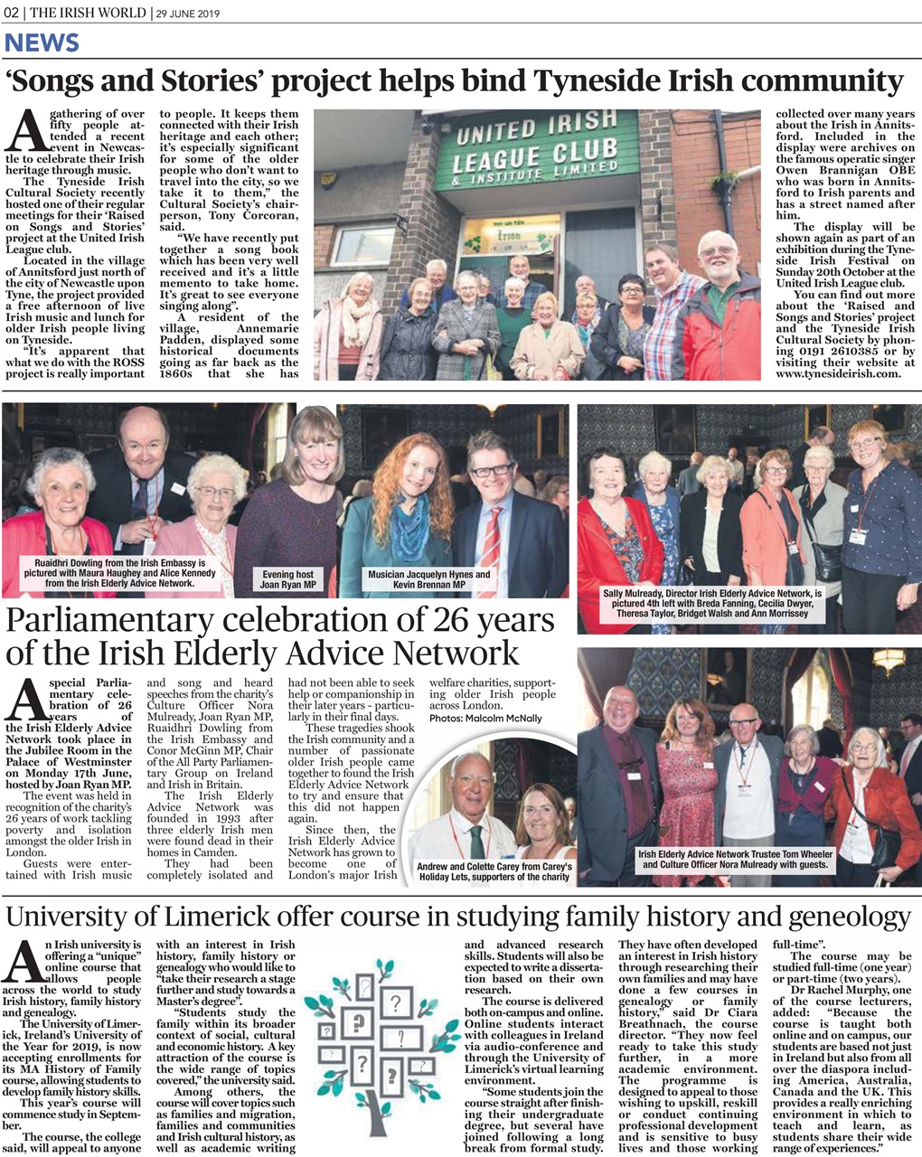 Irish World Preview Pages