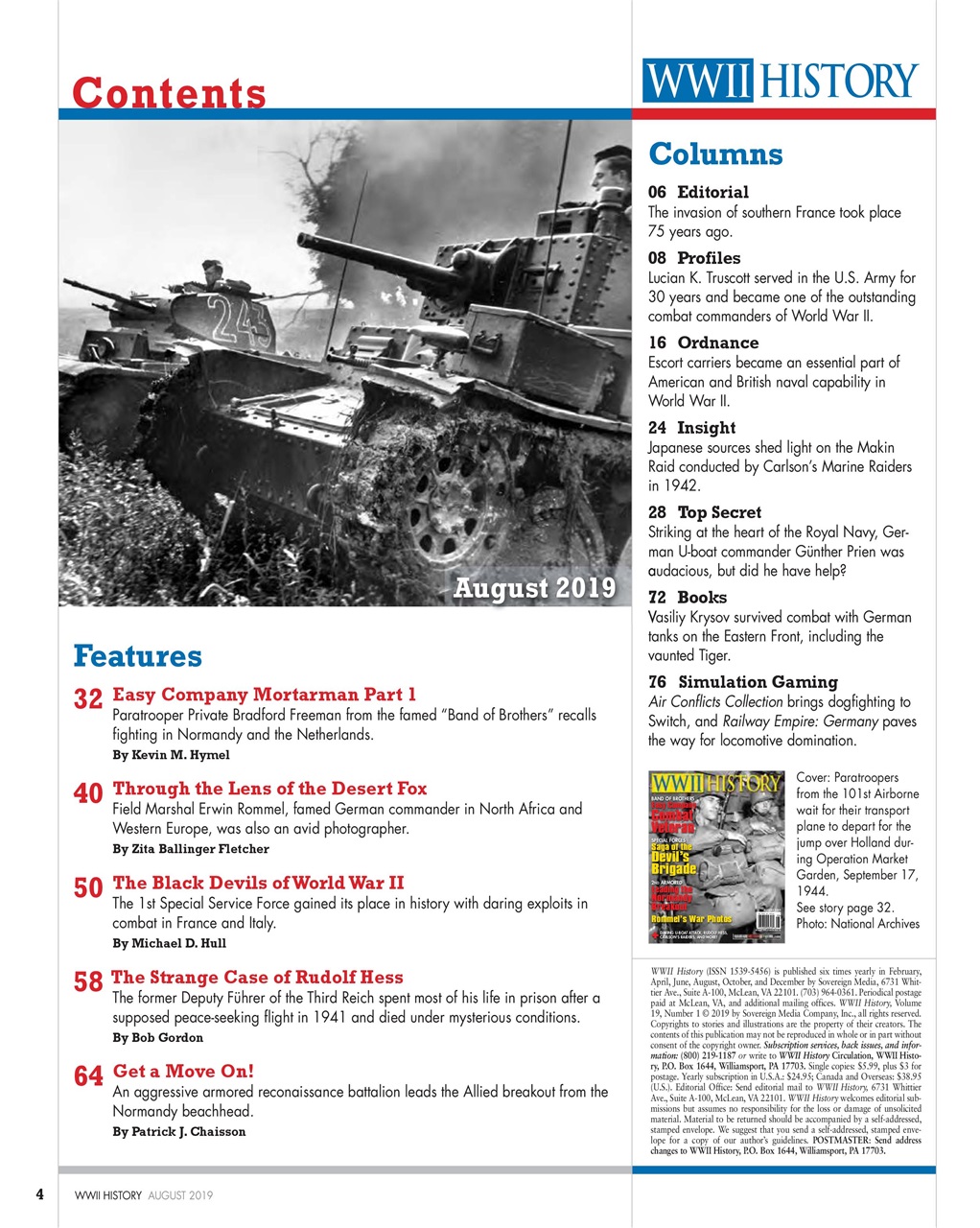 WW2 History Magazine Preview Pages