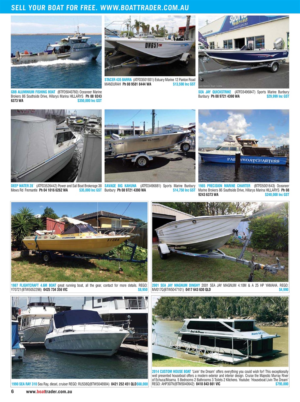 Boat Trader Australia Preview Pages