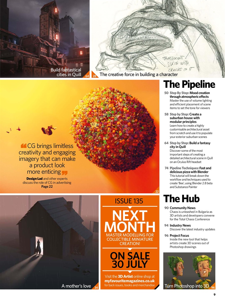 3D Artist Preview Pages