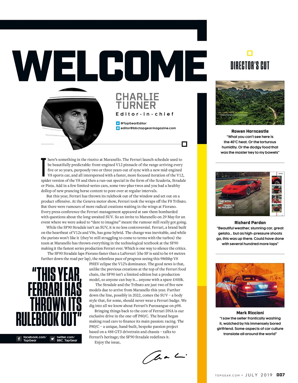 BBC Top Gear Magazine Preview Pages