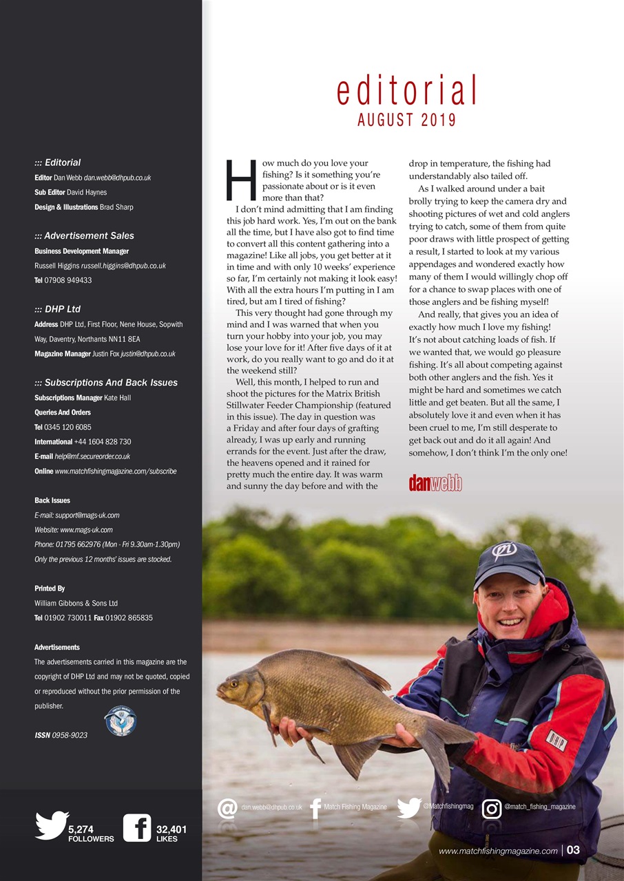Match Fishing Preview Pages