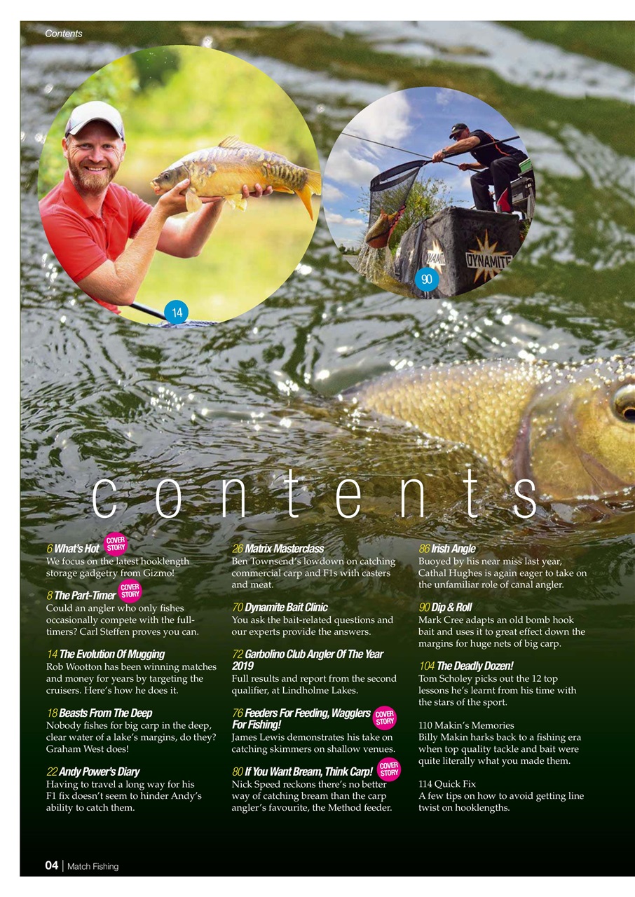 Match Fishing Preview Pages