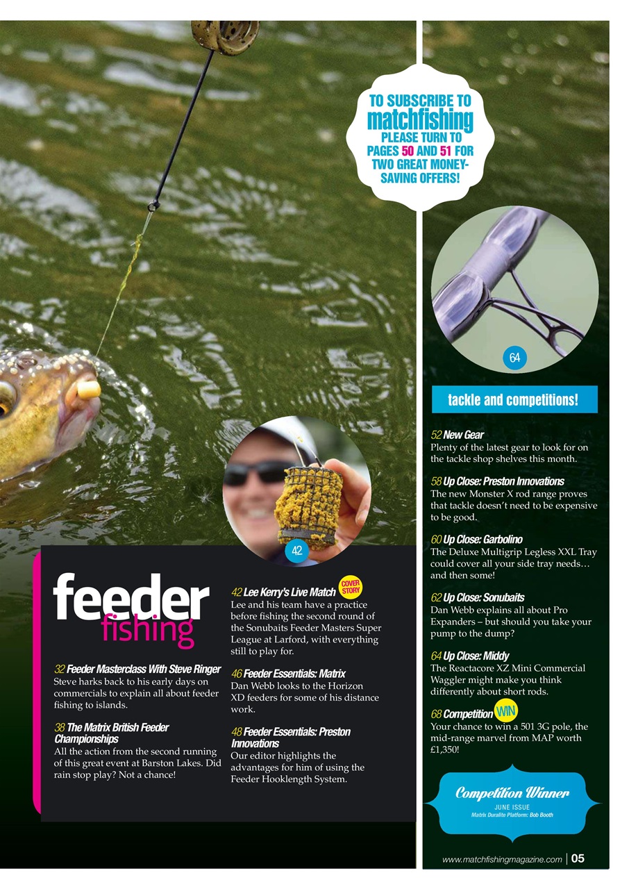 Match Fishing Preview Pages