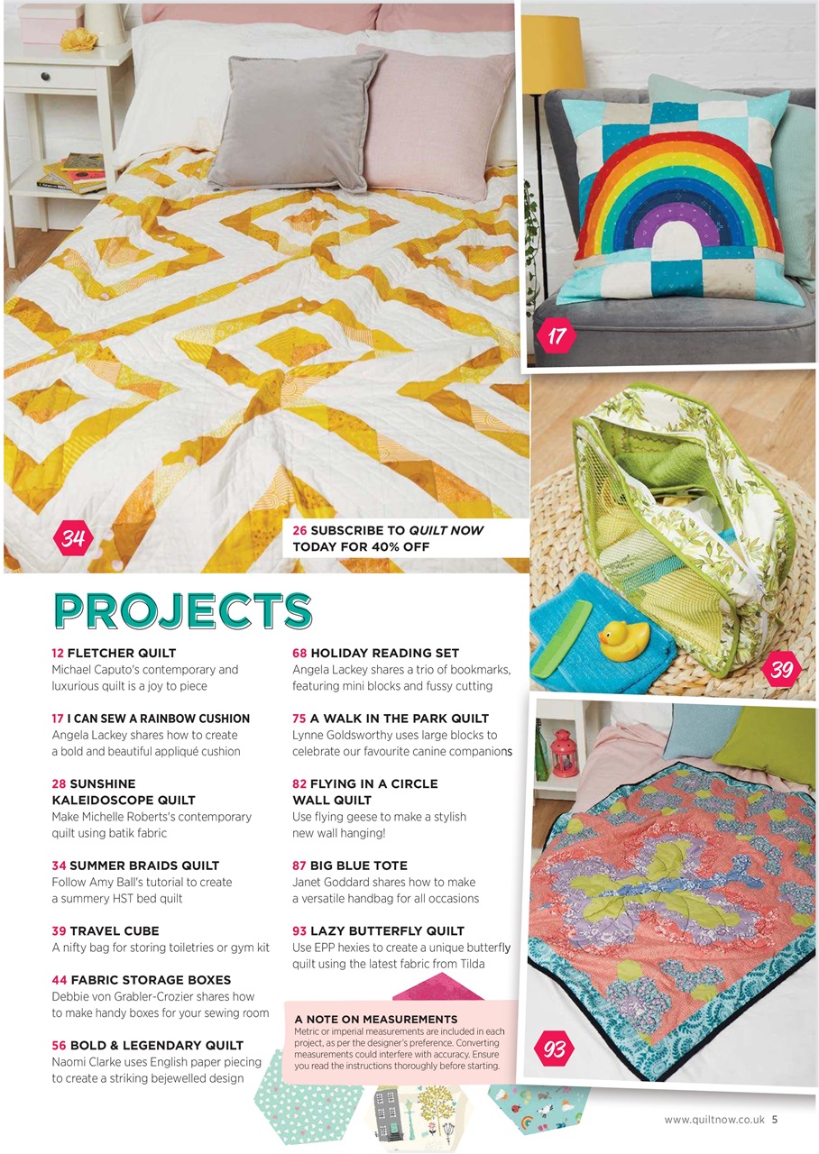 Quilt Now Preview Pages