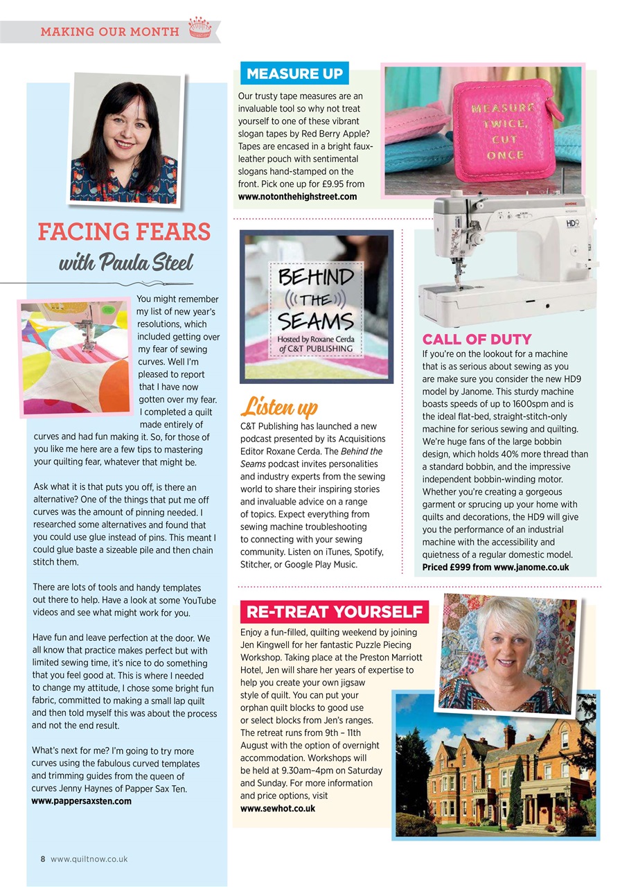 Quilt Now Preview Pages