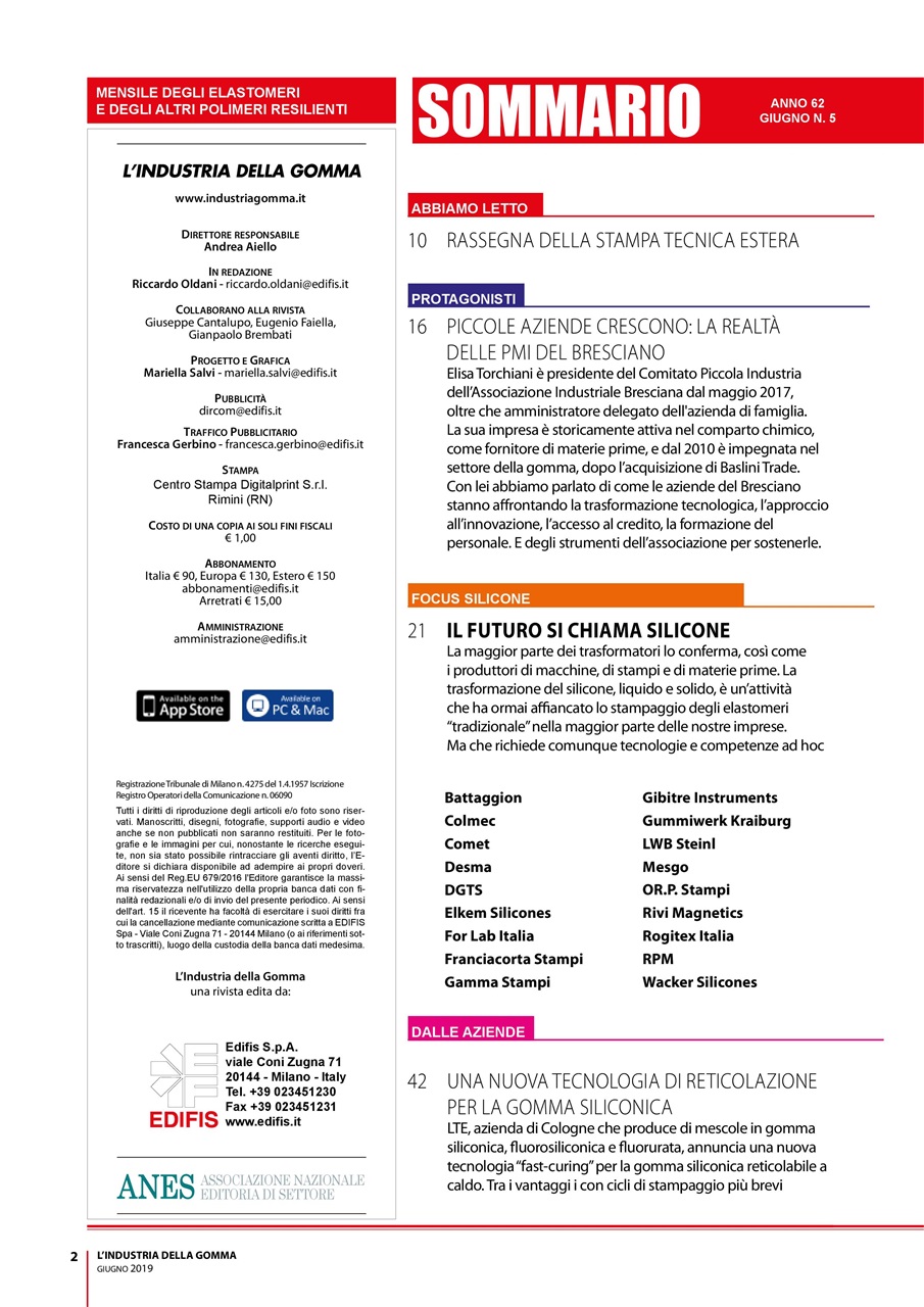 L’industria della Gomma Preview Pages