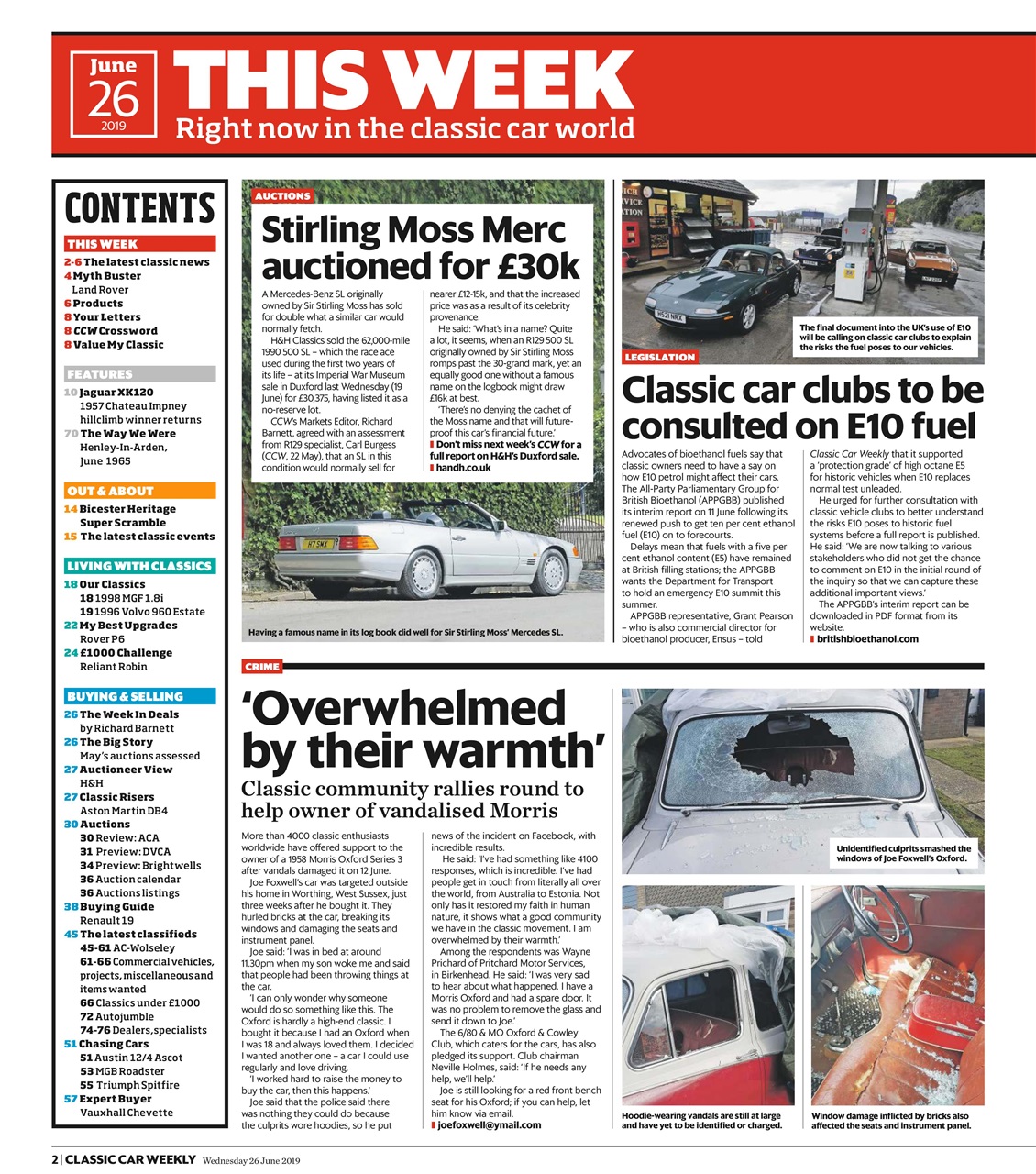 Classic Car Weekly Preview Pages