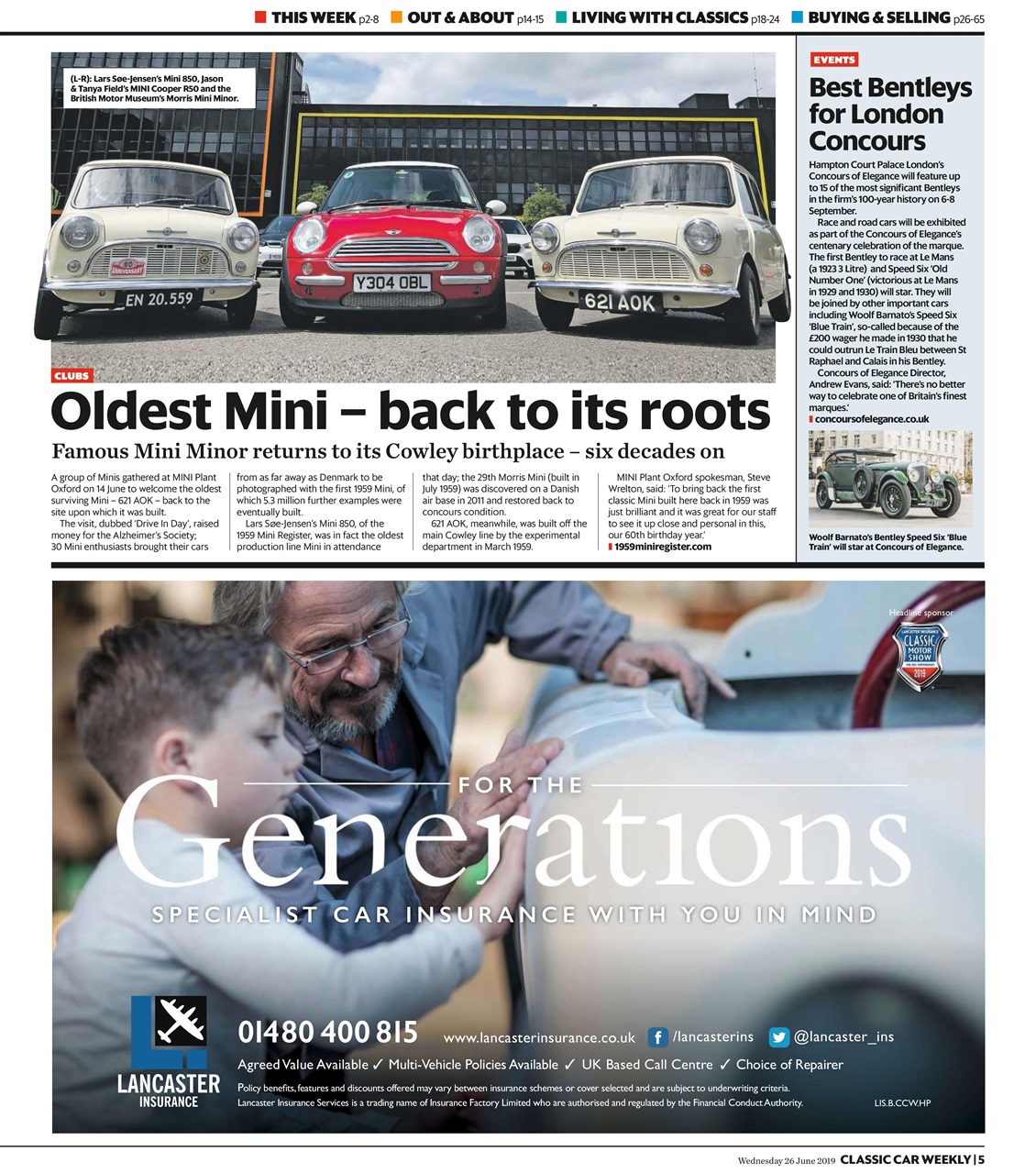 Classic Car Weekly Preview Pages