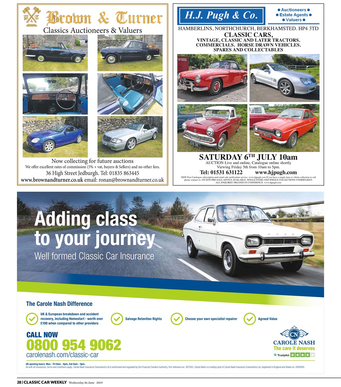 Classic Car Weekly Preview Pages