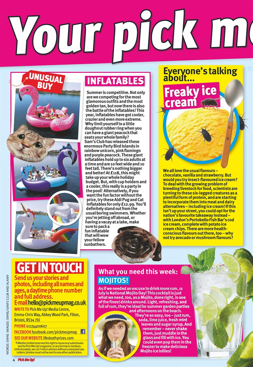 Pick Me Up Preview Pages