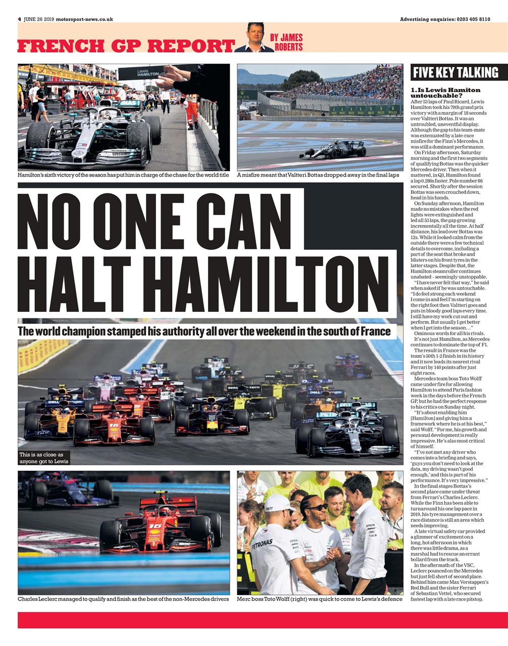 Motorsport News Preview Pages