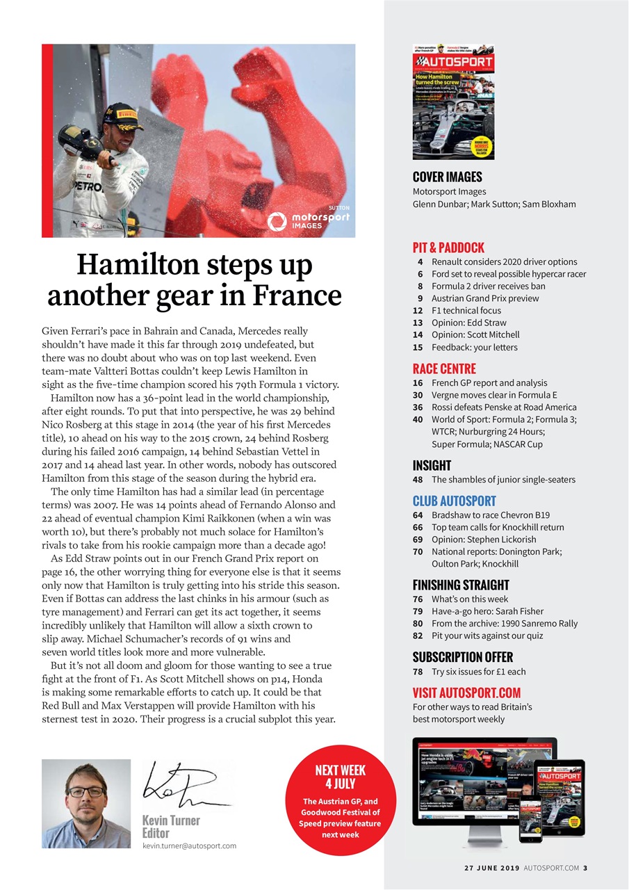 Autosport Preview Pages