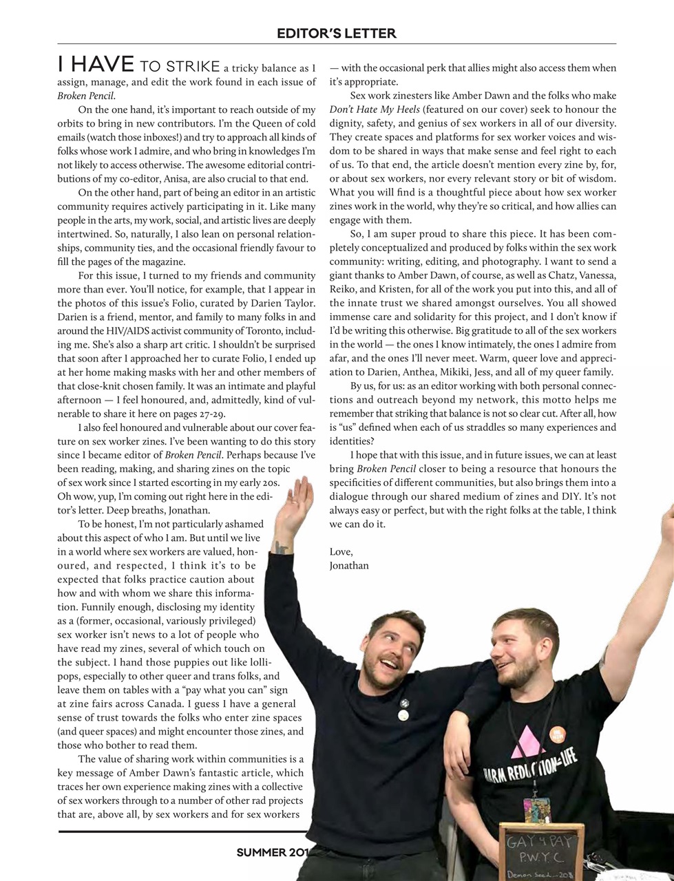 Broken Pencil Preview Pages