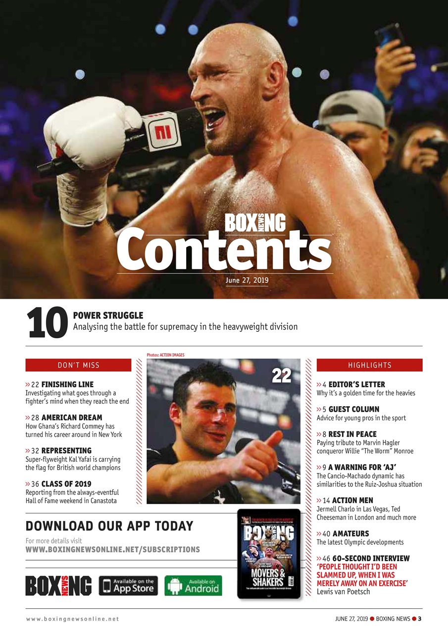 Boxing News Preview Pages