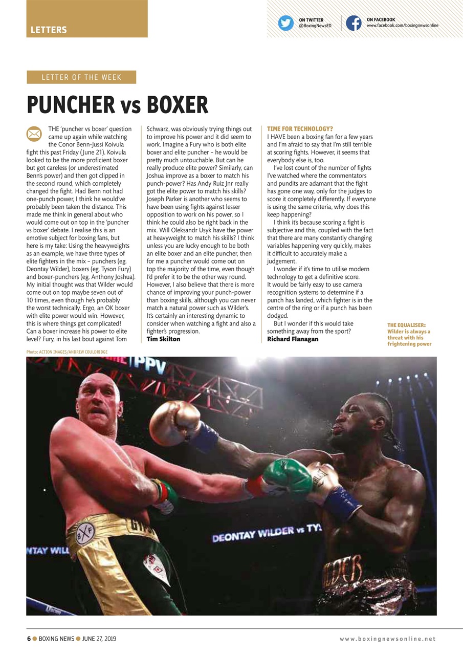 Boxing News Preview Pages
