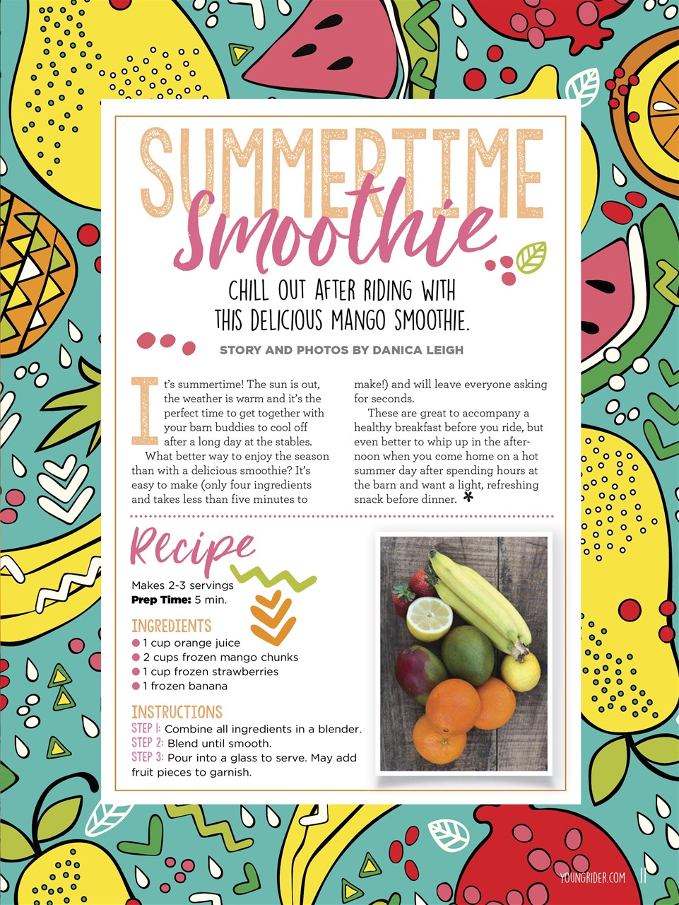 Young Rider Magazine Preview Pages