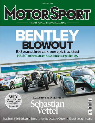 Motor Sport Magazine issue August 2019