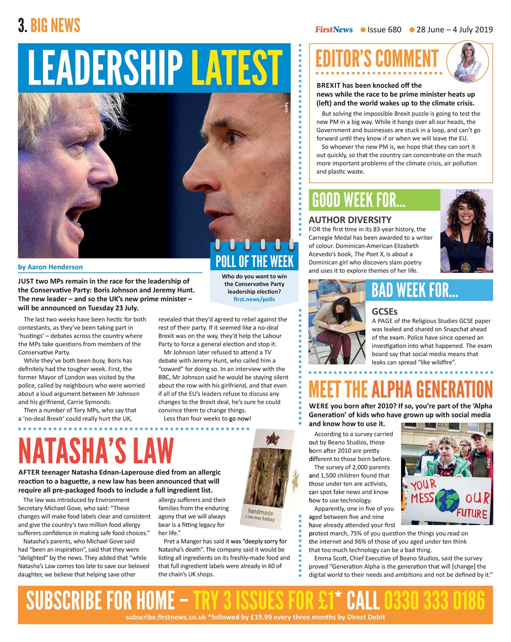 First News Preview Pages