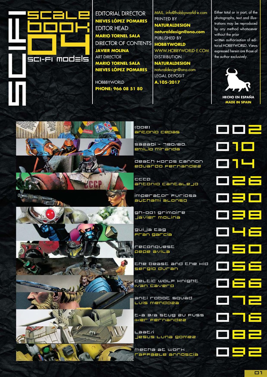 SCIFI SCALE ENGLISH Preview Pages