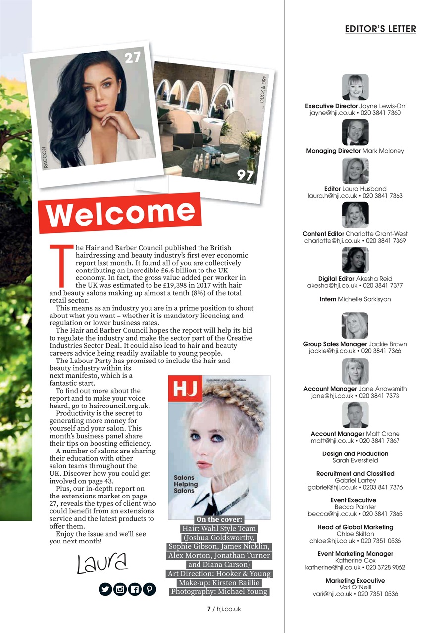 Hairdressers Journal Preview Pages