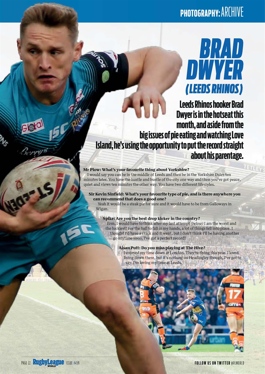 Rugby League World Preview Pages