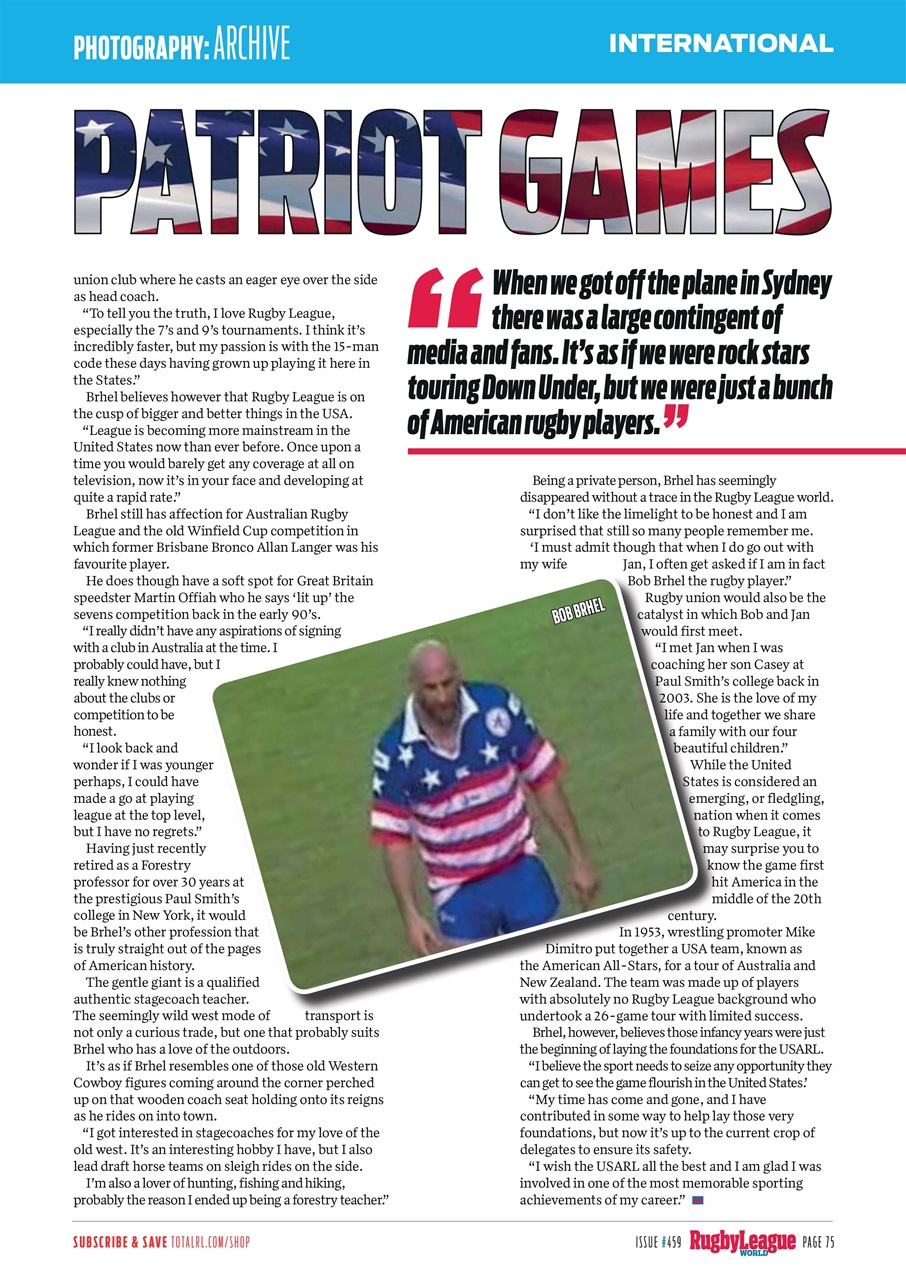Rugby League World Preview Pages