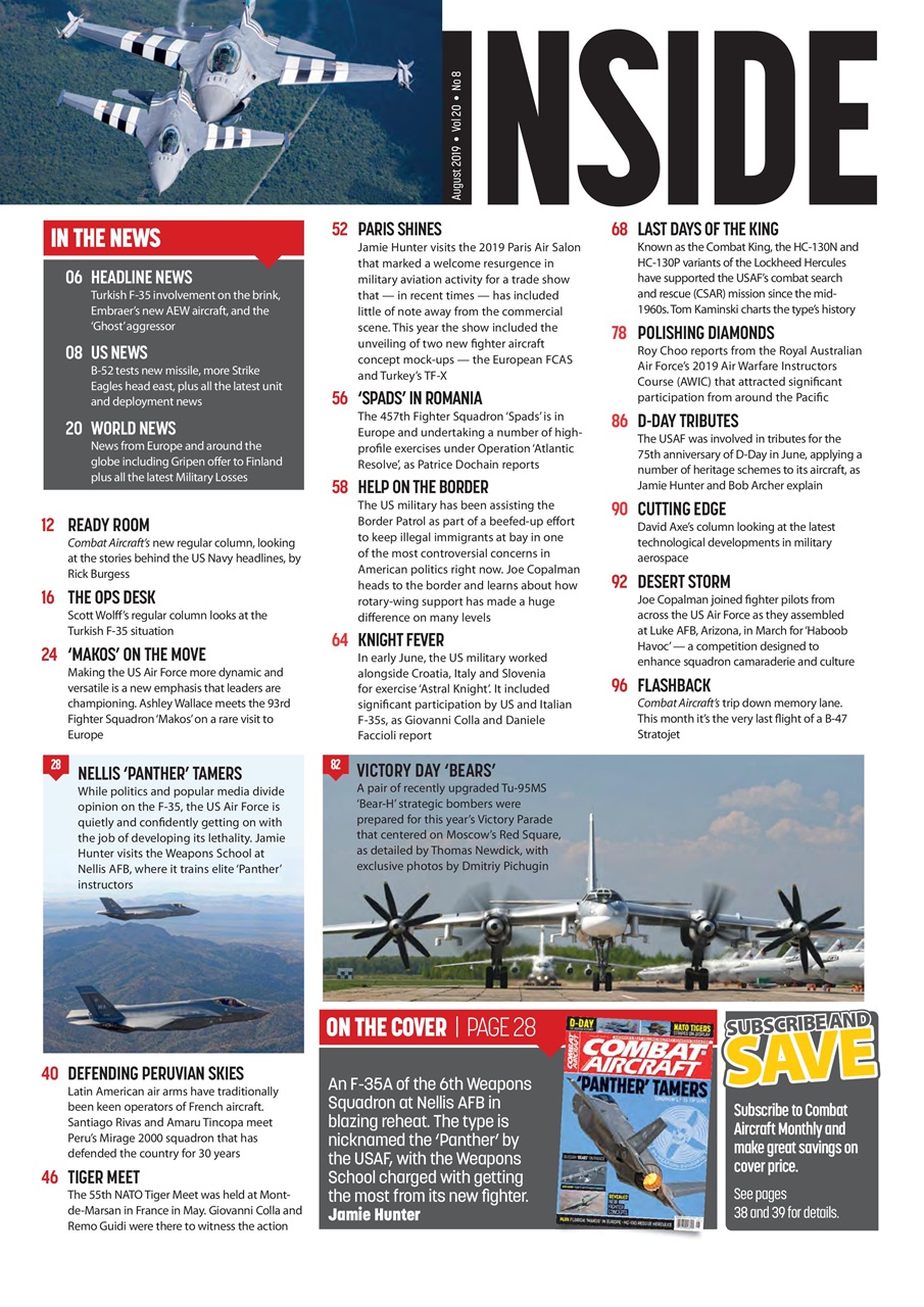 Combat Aircraft Journal Preview Pages