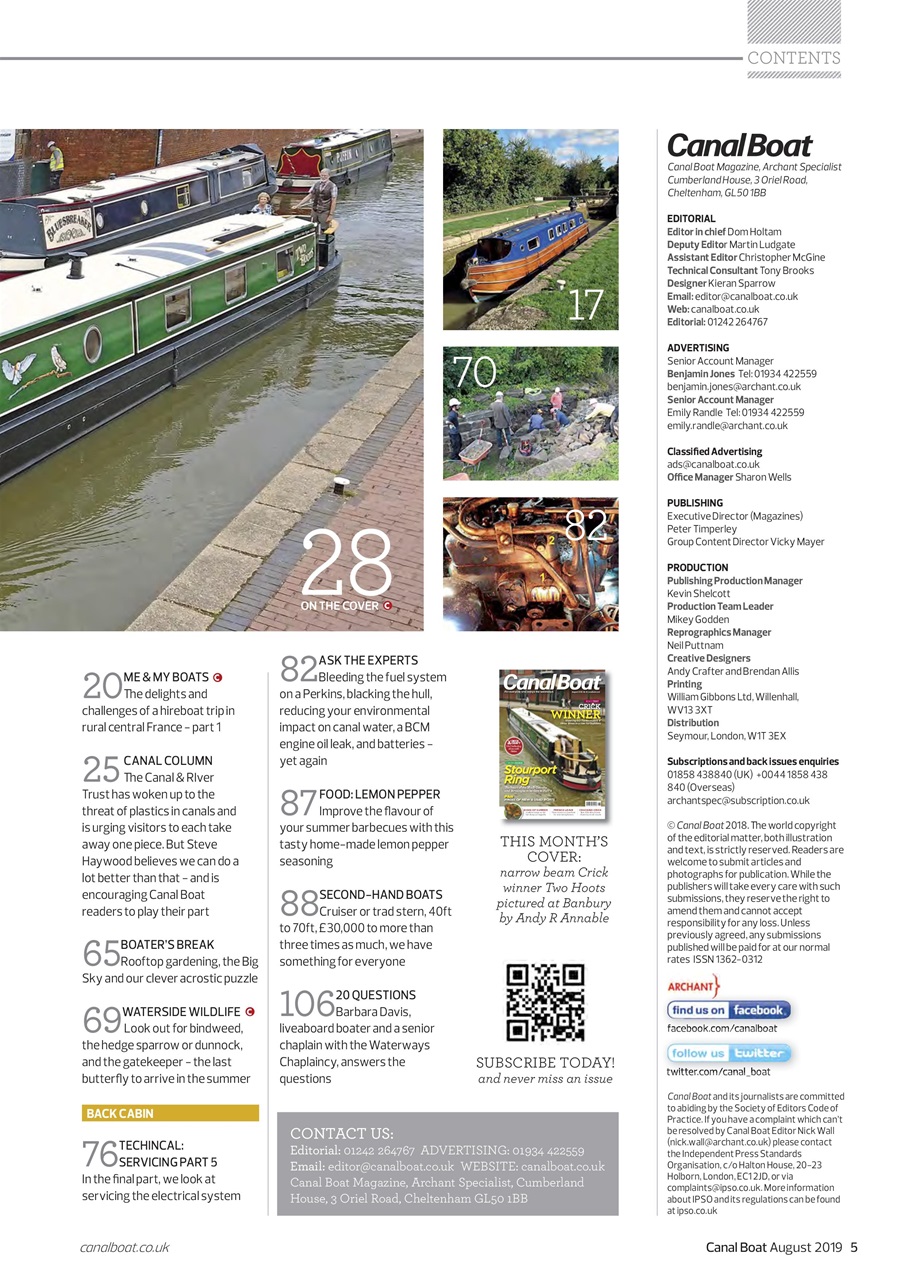 Canal Boat Preview Pages