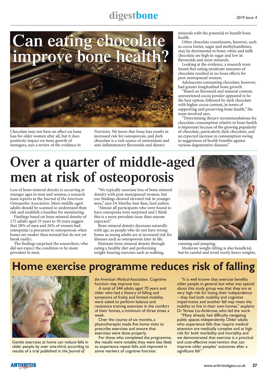 Arthritis Digest Preview Pages