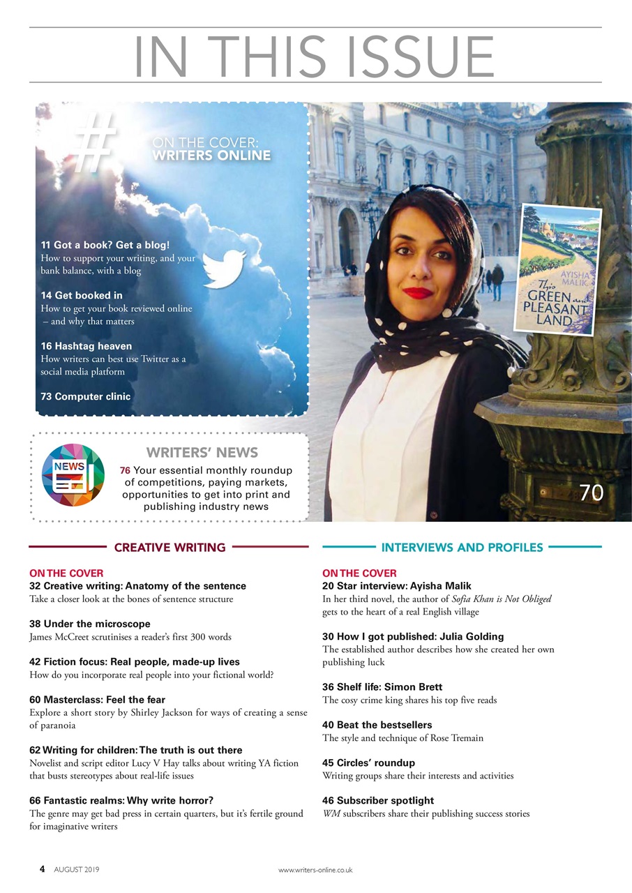 Writing Magazine Preview Pages