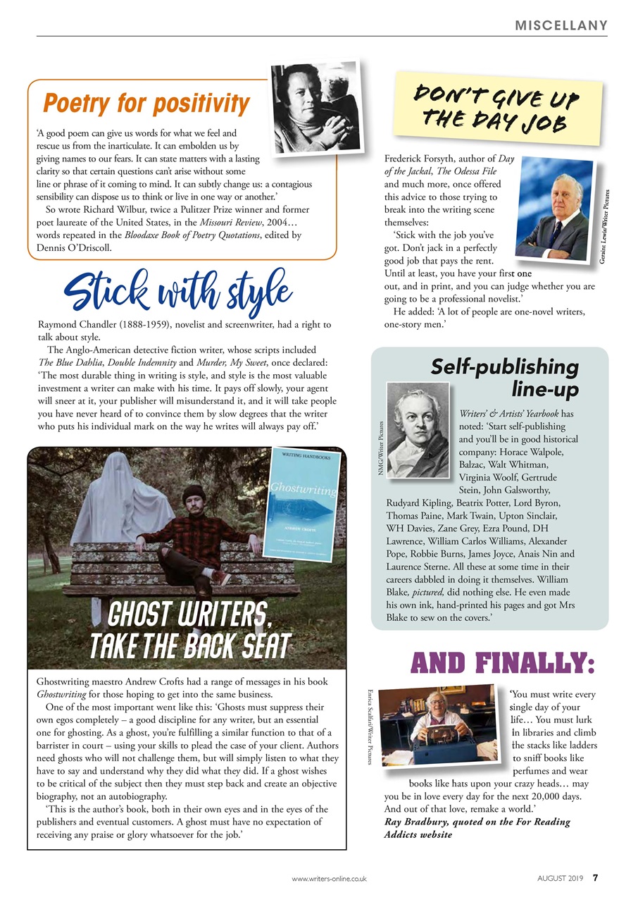 Writing Magazine Preview Pages