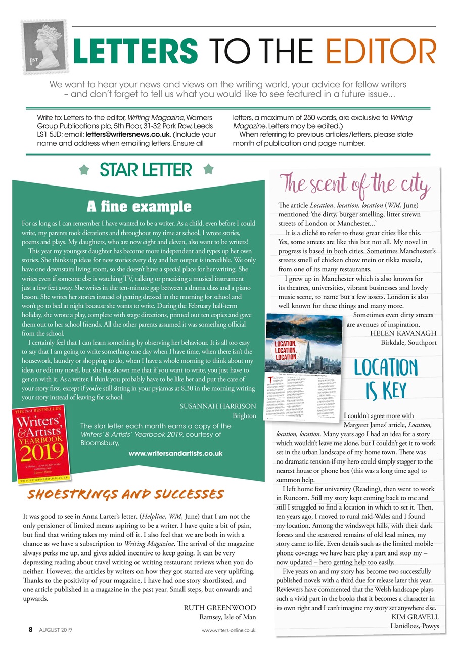 Writing Magazine Preview Pages