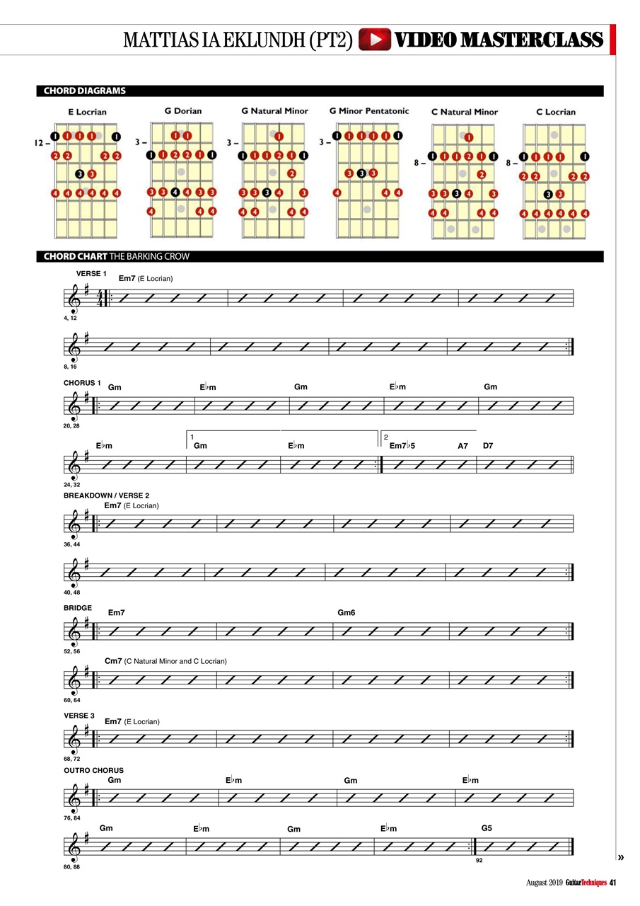 Guitar Techniques Preview Pages