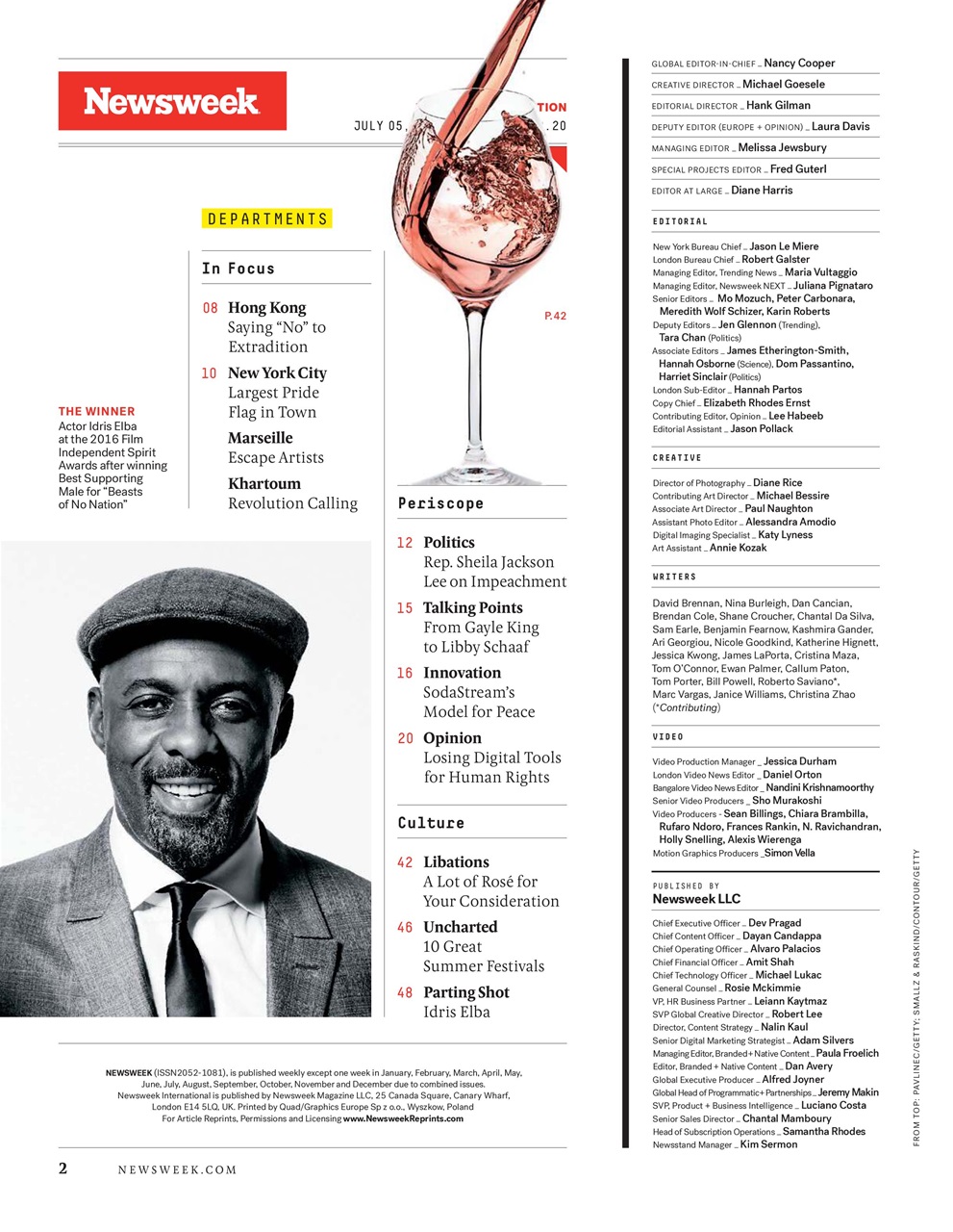 Newsweek International Preview Pages