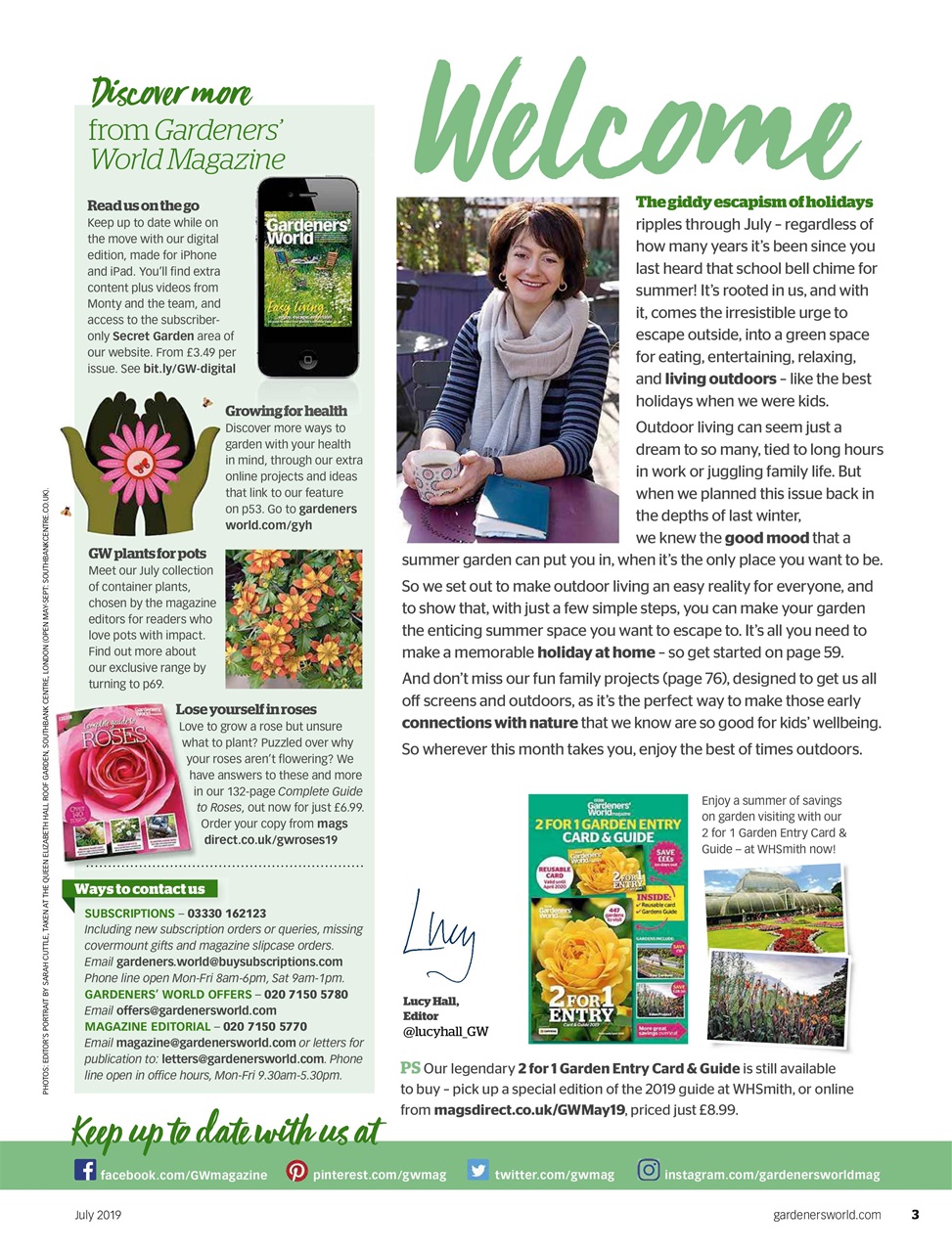 BBC Gardeners’ World Magazine Preview Pages