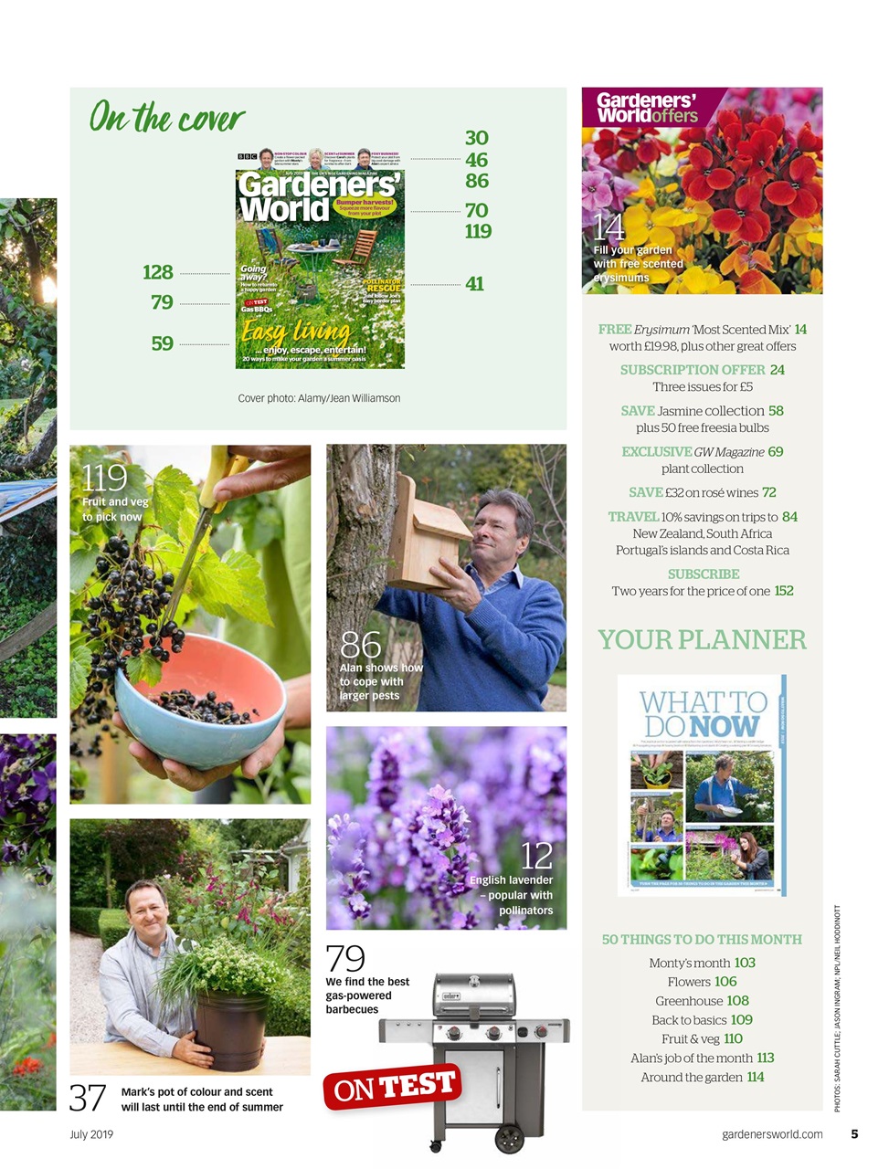 BBC Gardeners’ World Magazine Preview Pages