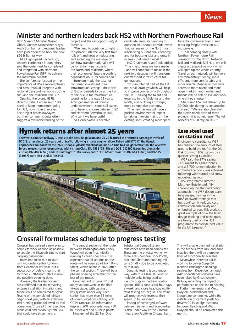 Rail Preview Pages