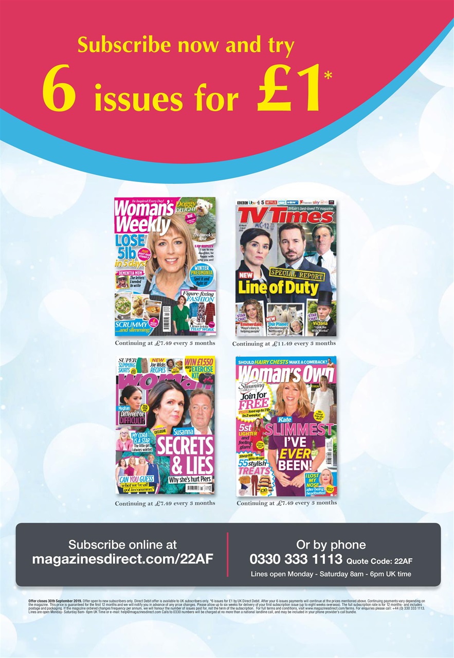 Woman's Own Lifestyle Special Preview Pages