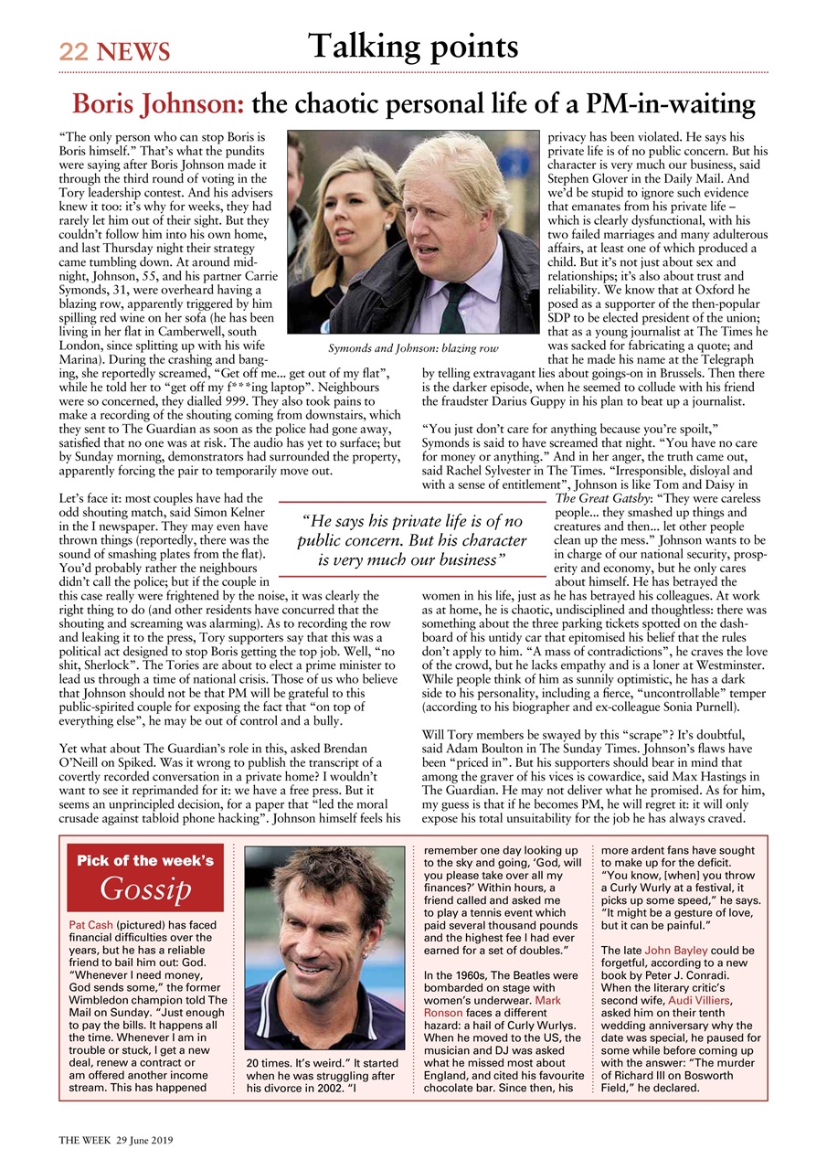 The Week Preview Pages