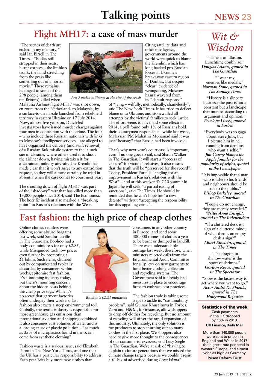 The Week Preview Pages