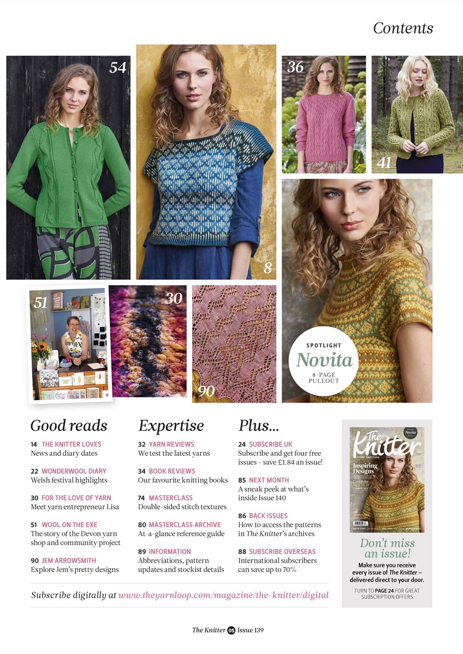 The Knitter Preview Pages