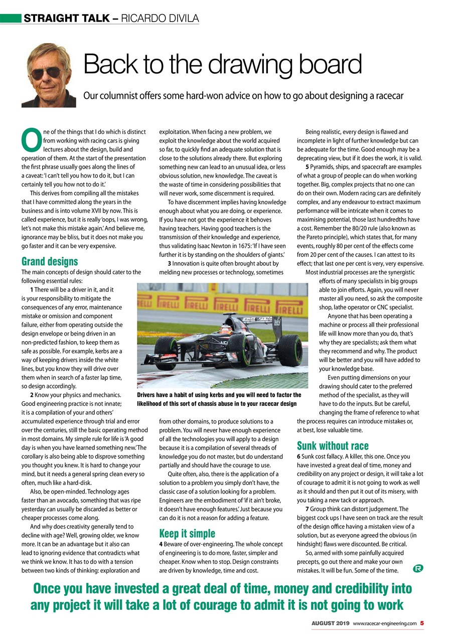 Racecar Engineering Preview Pages