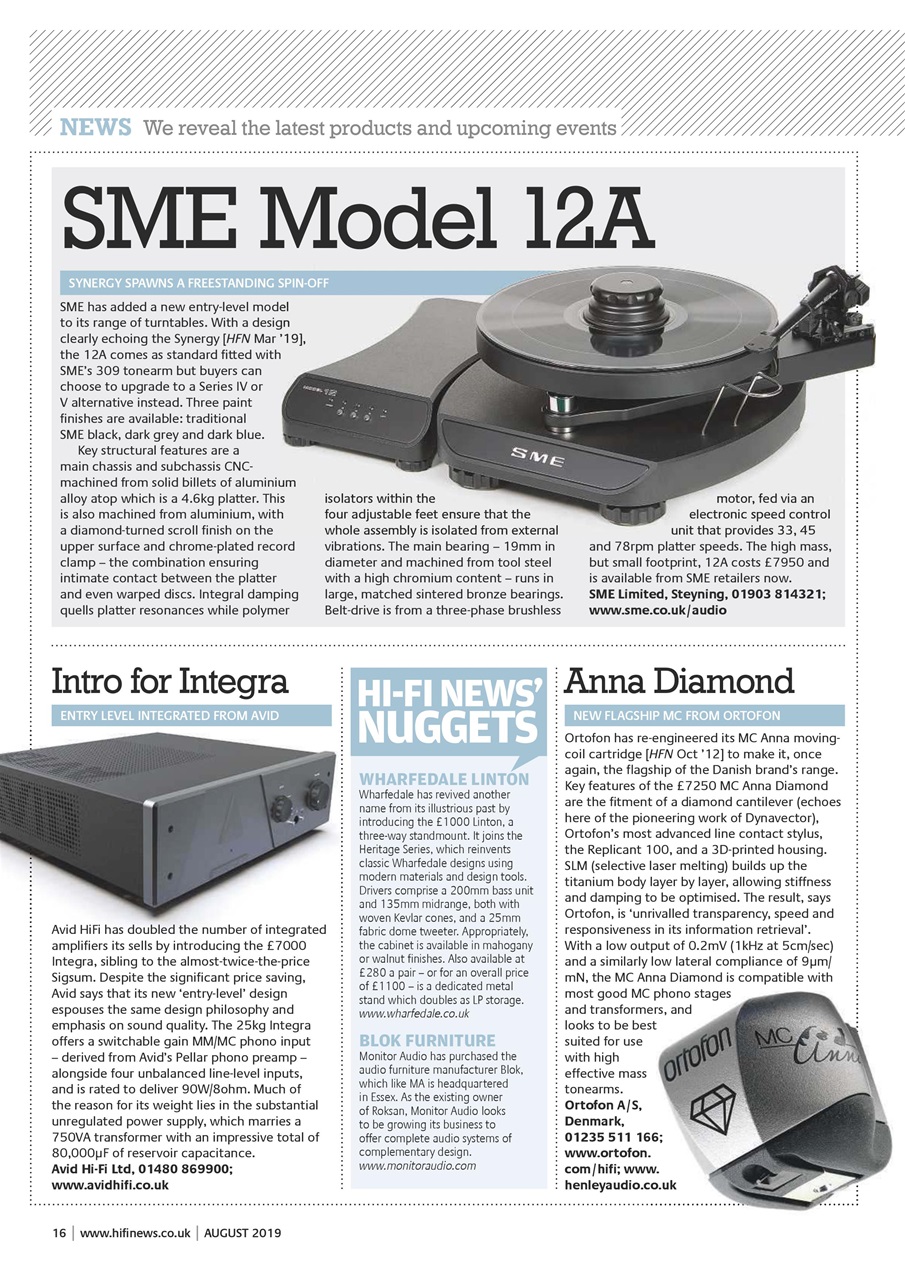 Hi-Fi News Preview Pages
