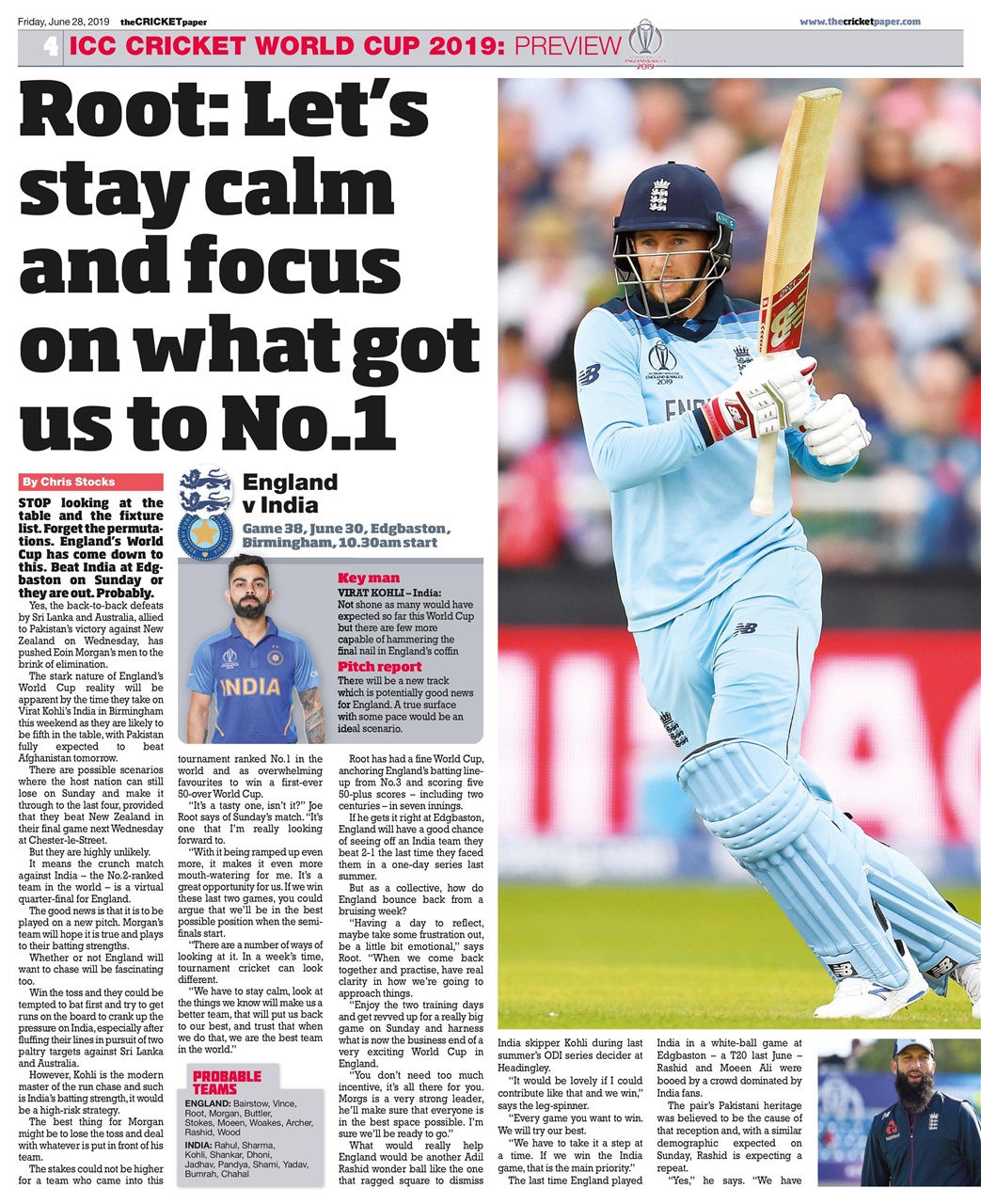 The Cricket Paper Preview Pages