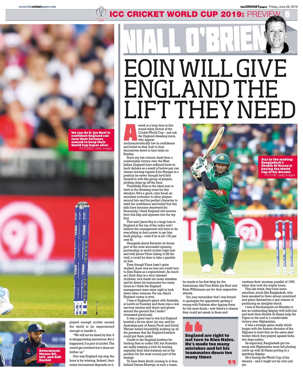 The Cricket Paper Preview Pages