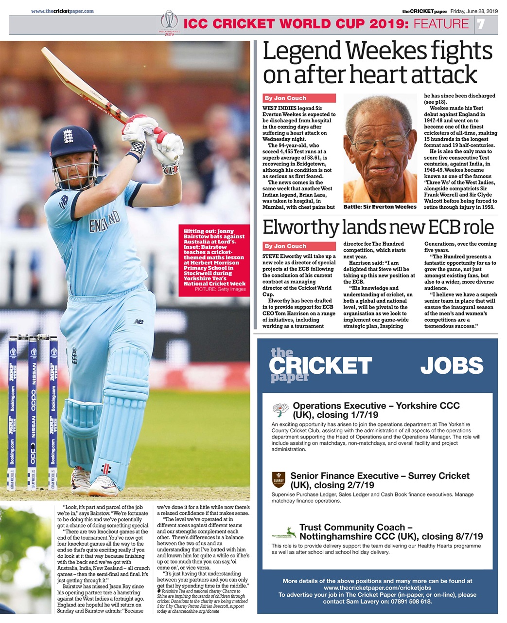 The Cricket Paper Preview Pages