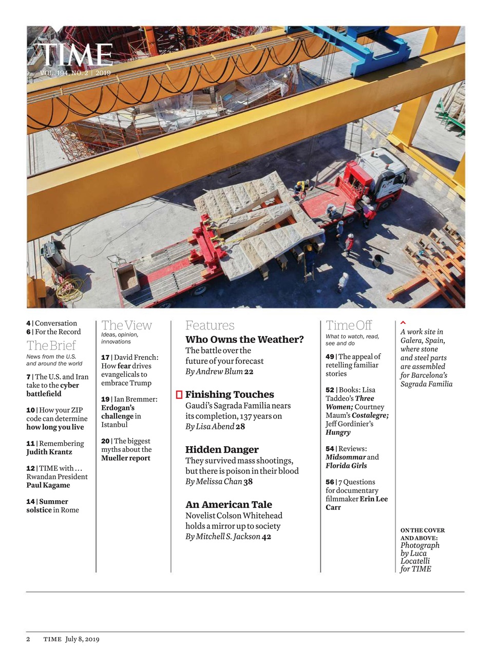 TIME Magazine Europe Preview Pages