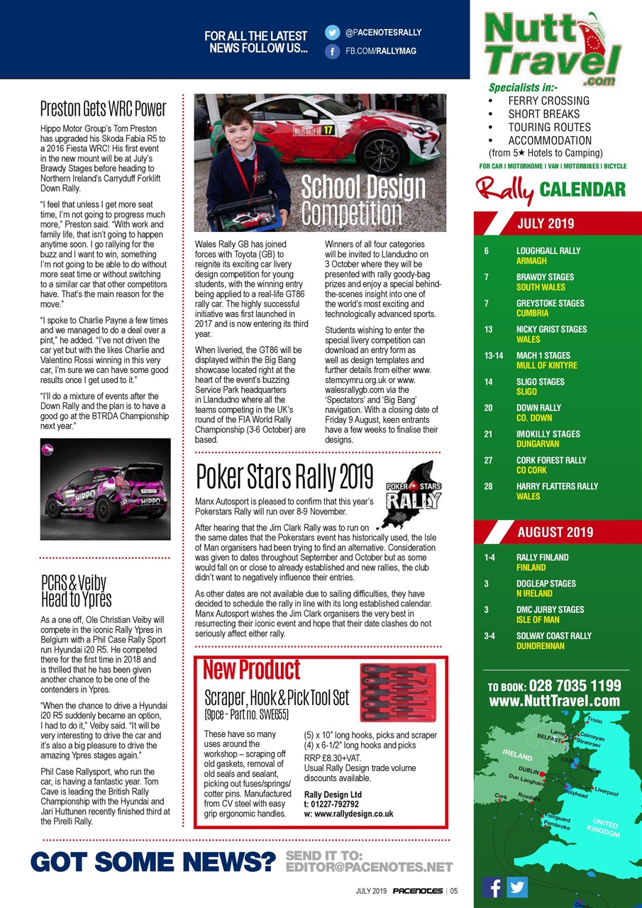 Pacenotes Rally magazine Preview Pages